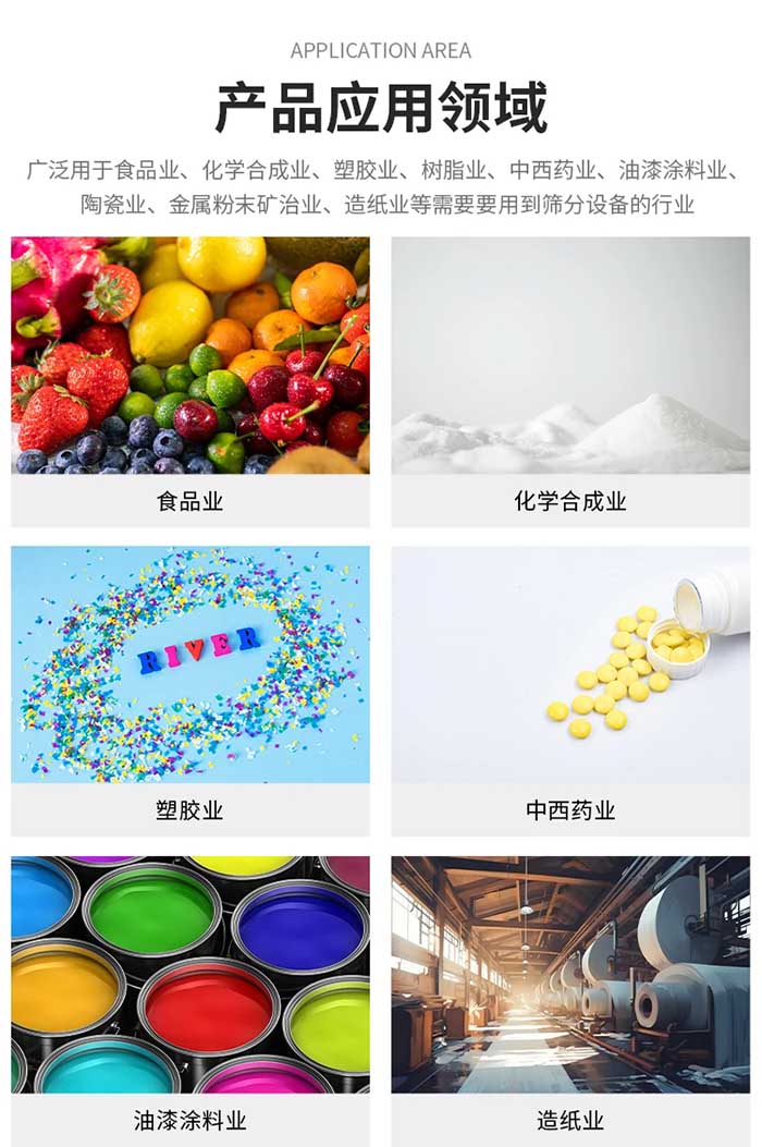 水平篩直線篩應用領(lǐng)域